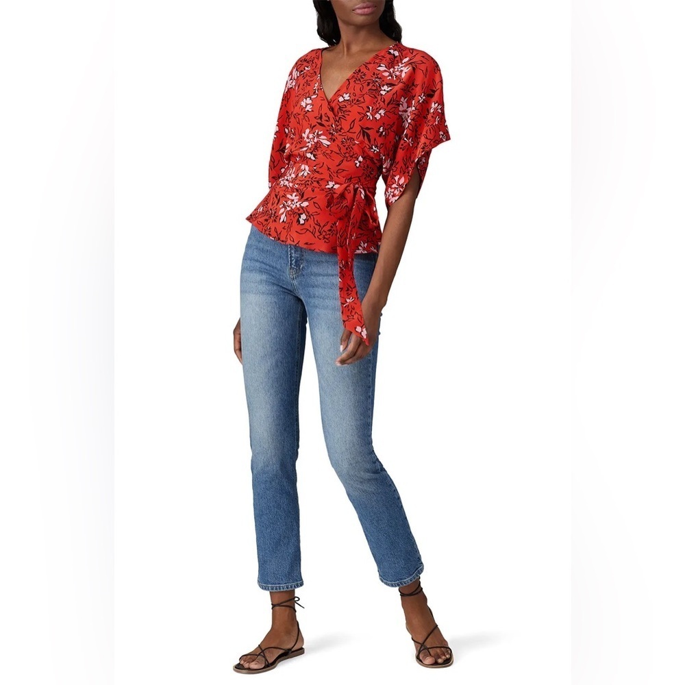 Yumi Kim Floral Wrap Top - Size S - Picture 2 of 5